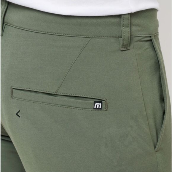 Travis Mathew OPEN TO CLOSE TECH CHINO PANT 38x32 Green Slim Fit - Picture 5 of 12